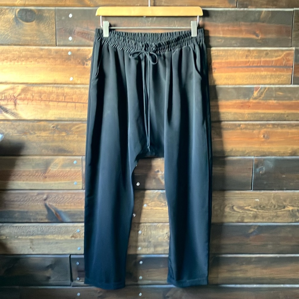 Silky Black Harm Pants